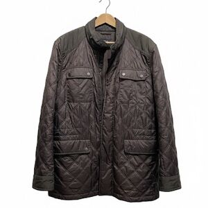 New Michael Kors Brown Utility Hooded Rain Wind Jacket Size large